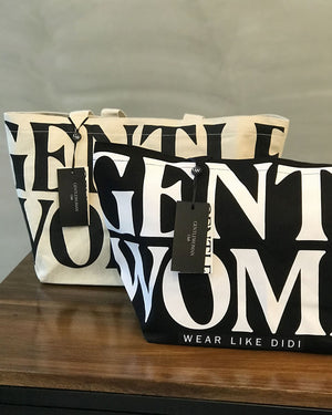 CANVAS TOTE BAG (BLACK) | GENTLEWOMAN