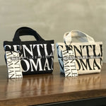 MICRO CANVAS TOTE (BLACK) | GENTLEWOMAN