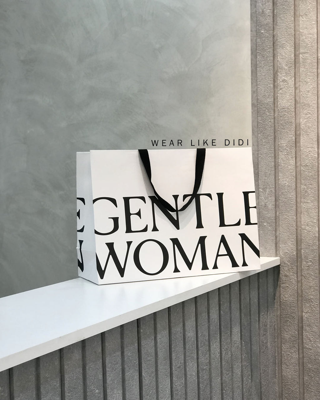 PAPER BAG WHITE (BIG) | GENTLEWOMAN