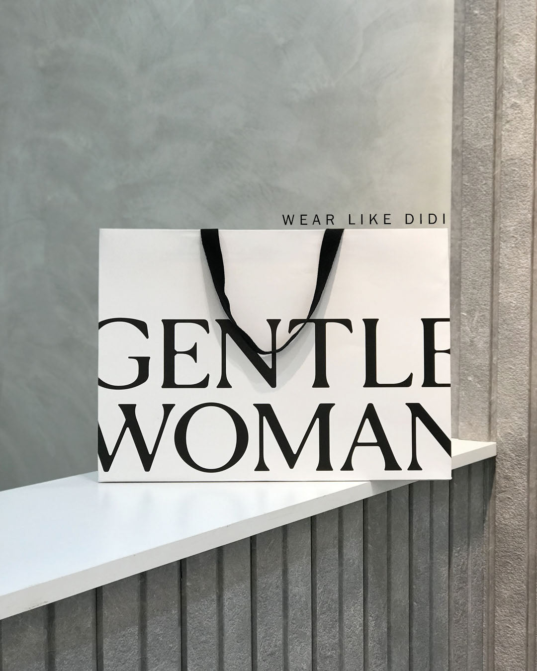 PAPER BAG WHITE (BIG) | GENTLEWOMAN