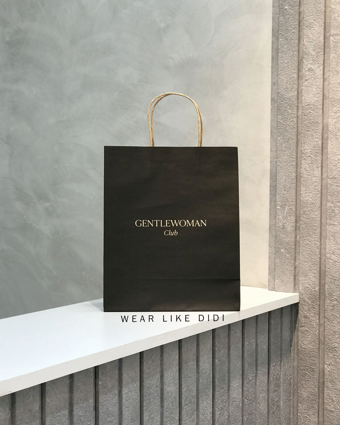 PAPER BAG BLACK (SMALL) | GENTLEWOMAN