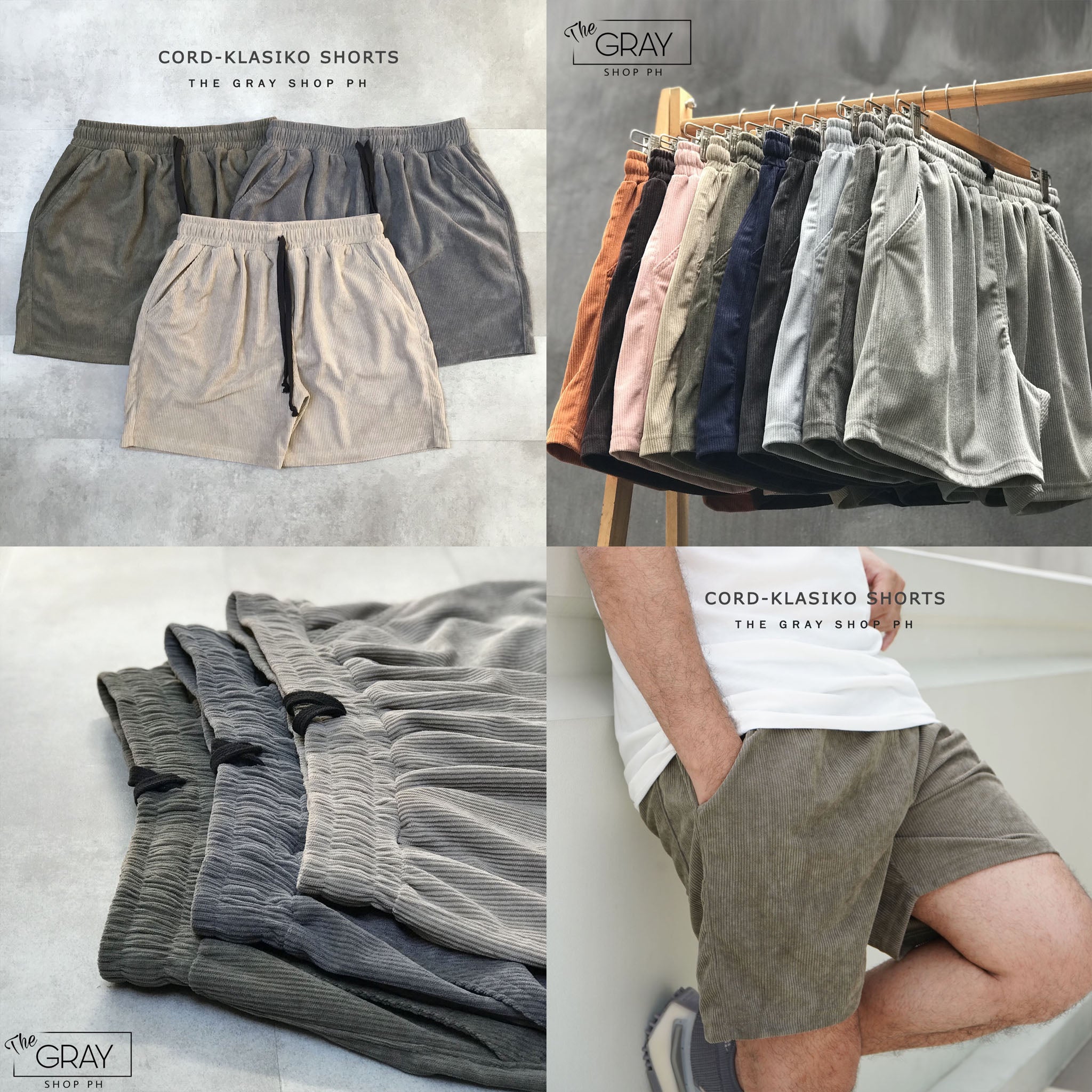 CORD-KLASIKO SHORTS