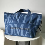 DENIM JUMBO TOTE BAG | GENTLEWOMAN