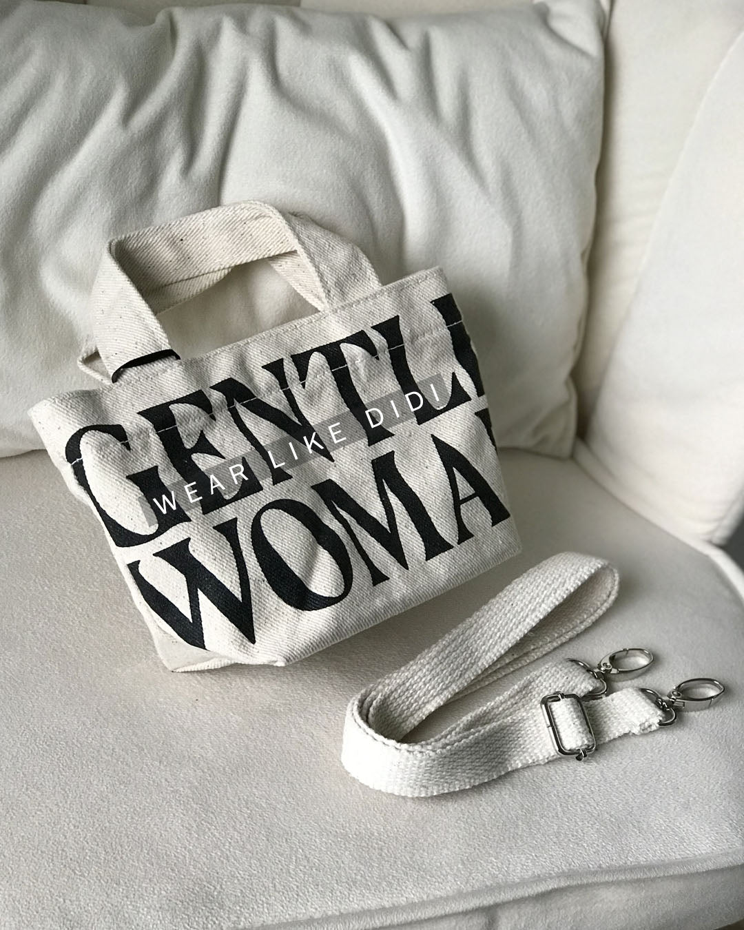 MICRO CANVAS TOTE (CREAM) | GENTLEWOMAN