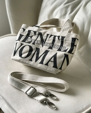 MICRO CANVAS TOTE (CREAM) | GENTLEWOMAN