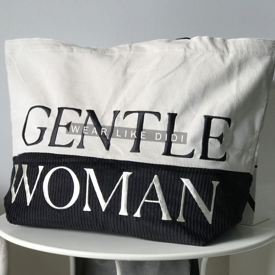 SAFARI SENSATION CORDUROY TOTE | GENTLEWOMAN