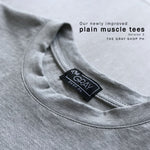 PLAIN MUSCLE TEES (VERSION 2)