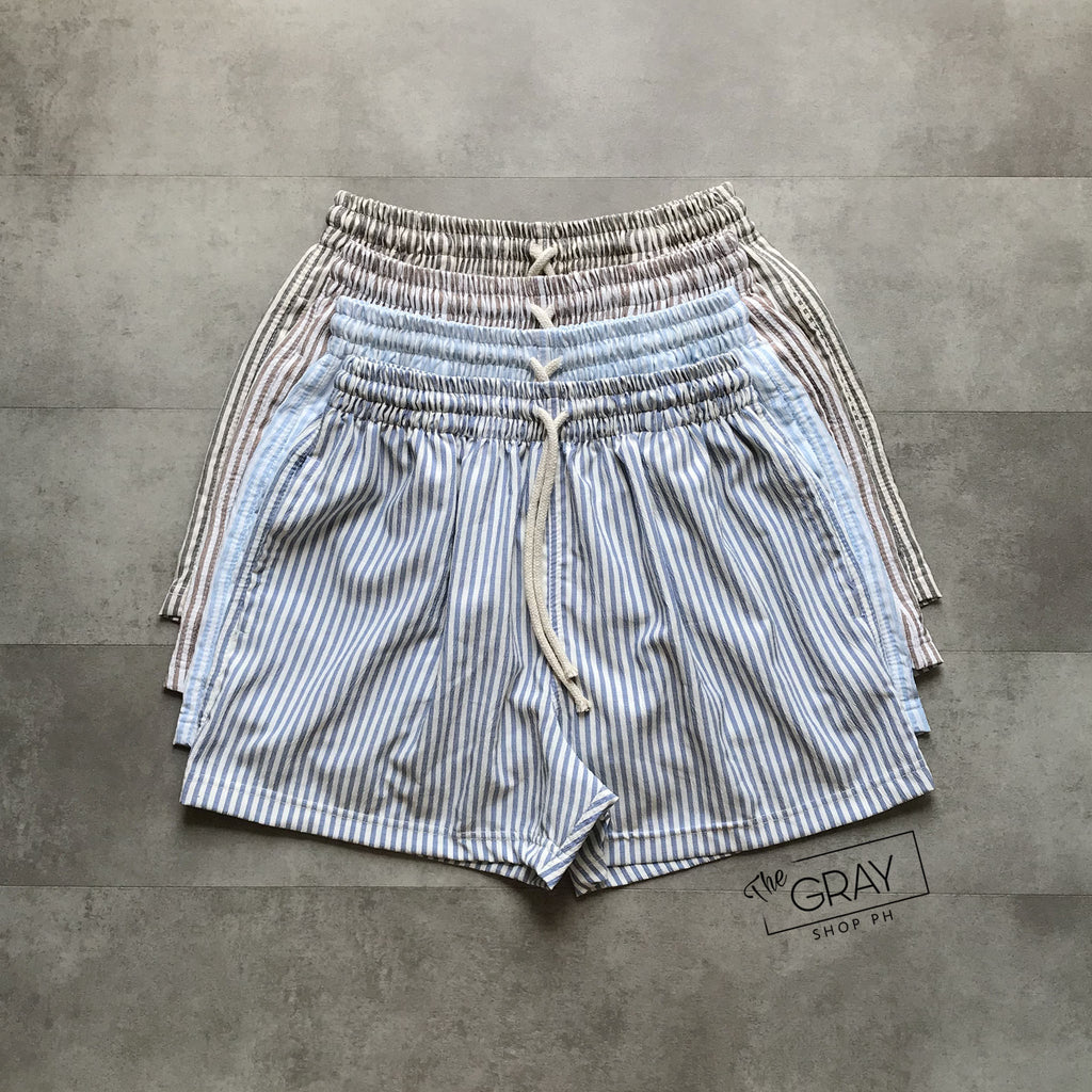 MUN STRIPED SHORTS