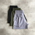 PLAIN TASLAN SHORTS (LARGE 16.5 INCHES)