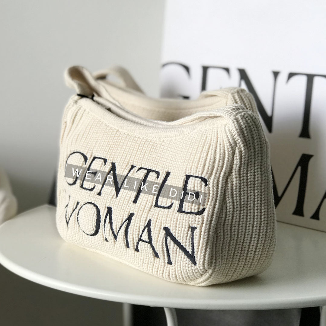 PREPPY KNIT SHOULDER BAG | GENTLEWOMAN