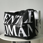 CANVAS TOTE BAG (BLACK) | GENTLEWOMAN