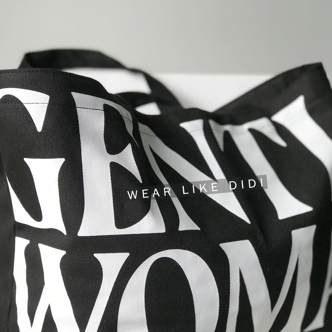 CANVAS TOTE BAG (BLACK) | GENTLEWOMAN