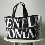 CANVAS TOTE BAG (BLACK) | GENTLEWOMAN