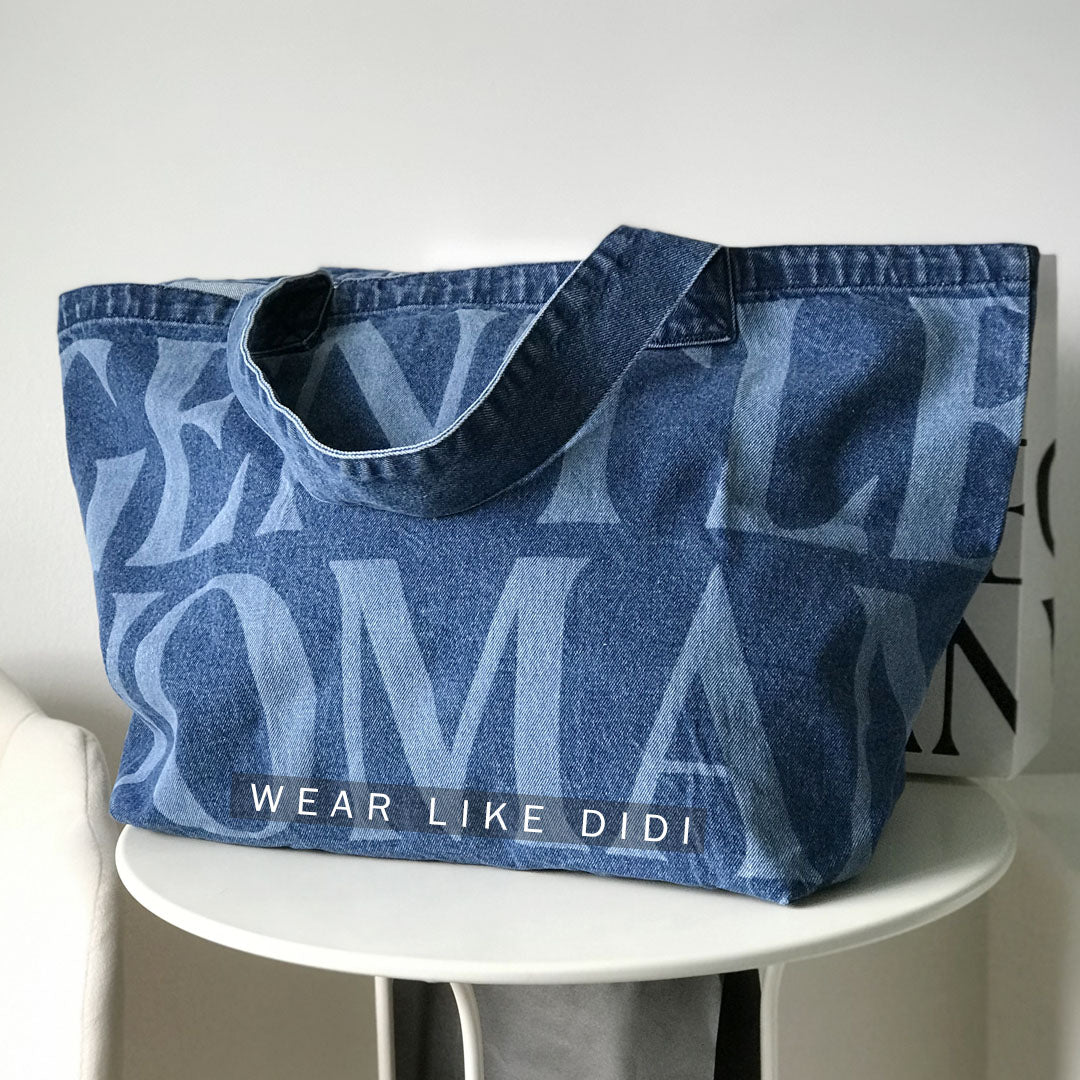 DENIM JUMBO TOTE BAG | GENTLEWOMAN