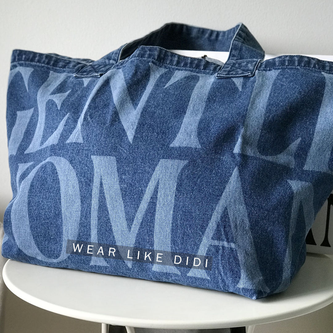 DENIM JUMBO TOTE BAG | GENTLEWOMAN