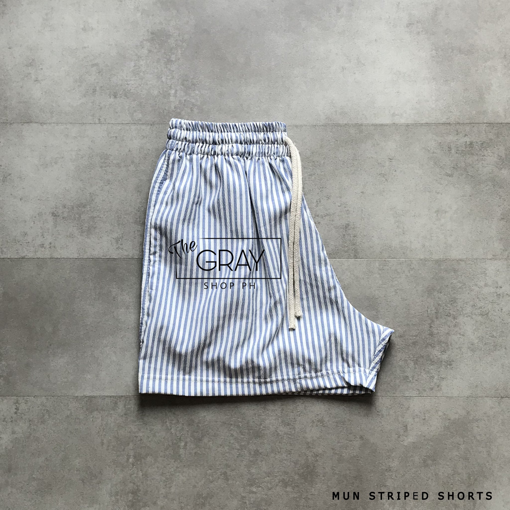 MUN STRIPED SHORTS