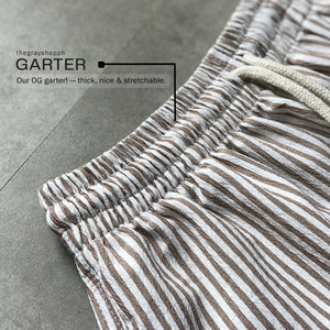 MUN STRIPED SHORTS