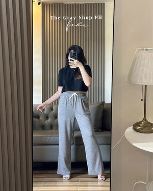 SALLY PANTS (RIBBED PANTS | SOFT AND STRETCHABLE PANTS)