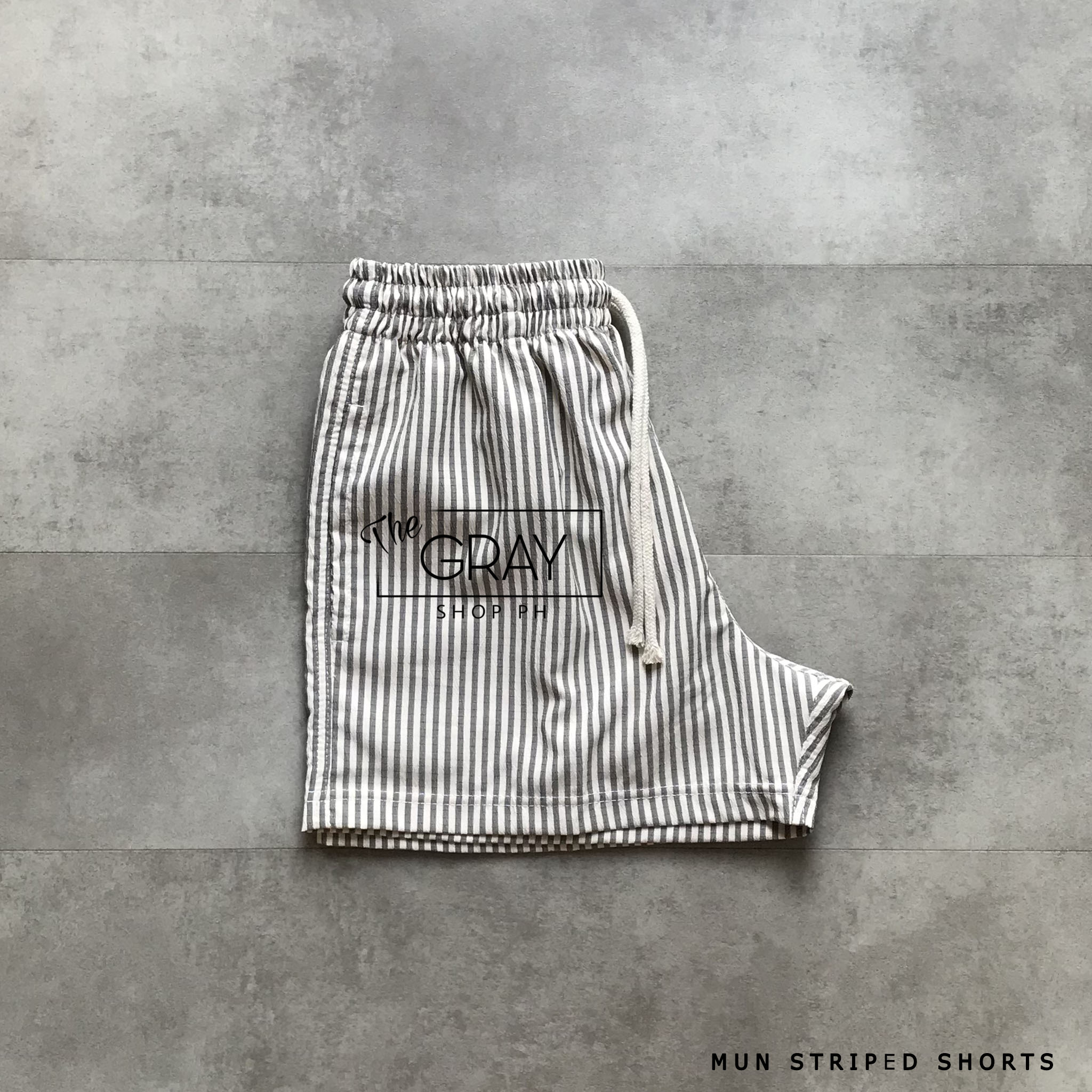 MUN STRIPED SHORTS