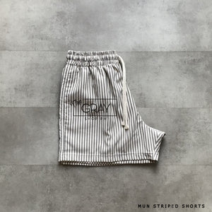 MUN STRIPED SHORTS