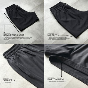 PLAIN TASLAN SHORTS (VERSION 2)