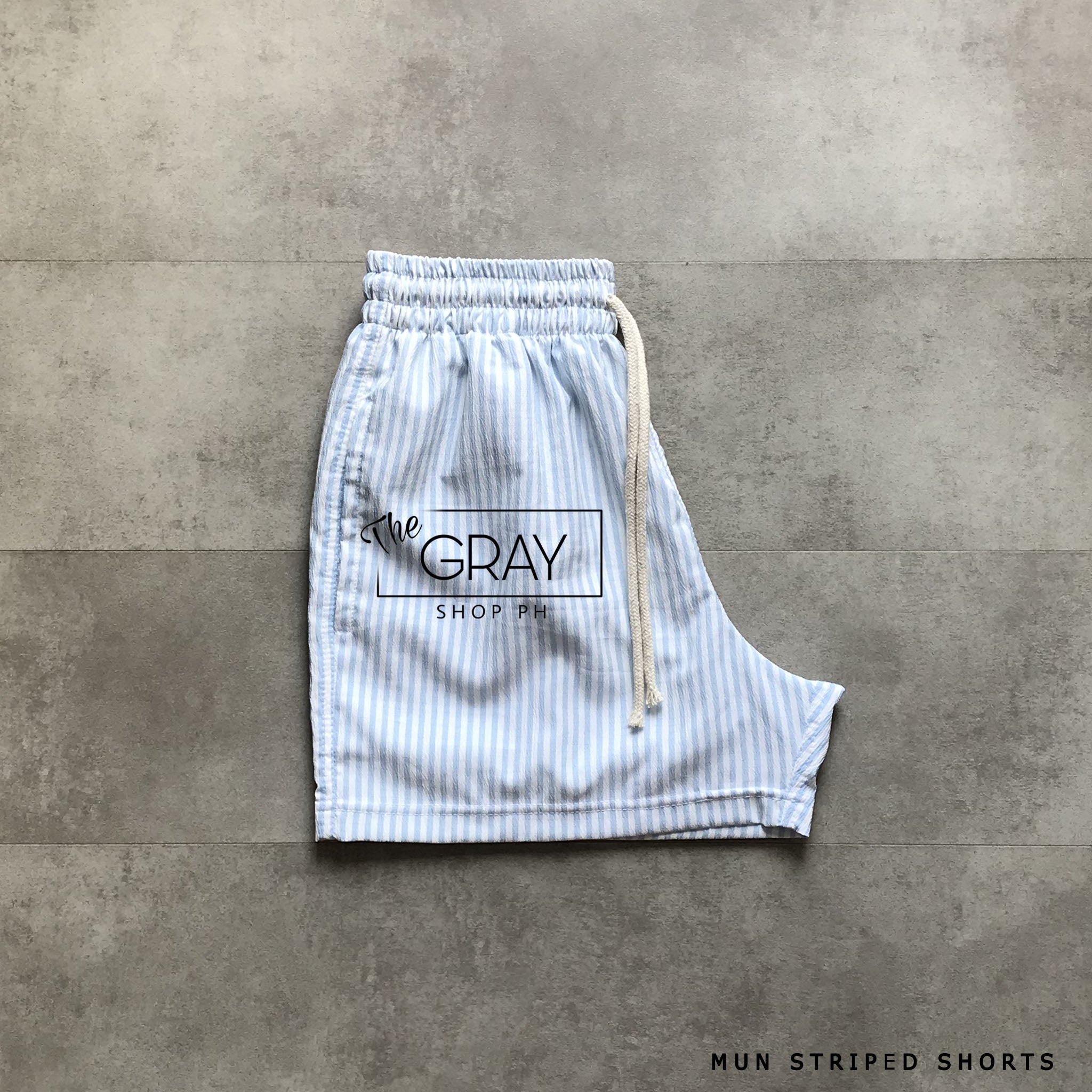 MUN STRIPED SHORTS