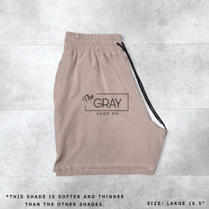 PLAIN TASLAN SHORTS (LARGE 16.5 INCHES)