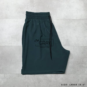 PLAIN TASLAN SHORTS (LARGE 16.5 INCHES)