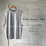 PLAIN MUSCLE TEES (VERSION 2)