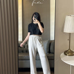 SALLY PANTS (RIBBED PANTS | SOFT AND STRETCHABLE PANTS)