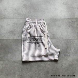 MUN STRIPED SHORTS